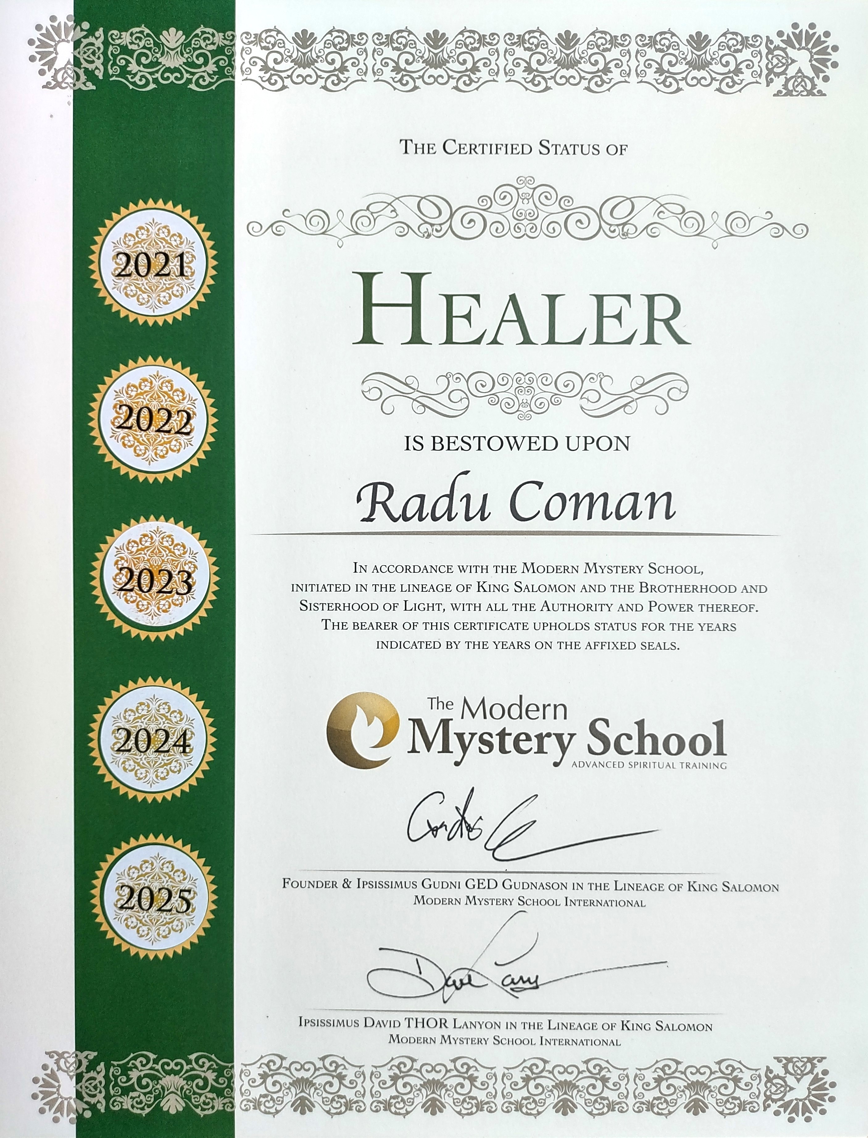 Life Activation Practitioner - Radu
